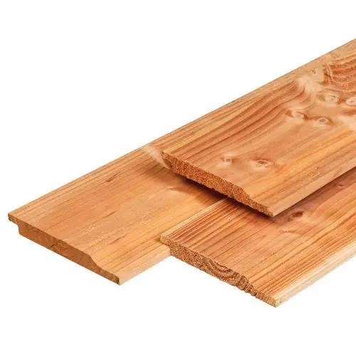 Gevelbekleding halfhouts rabat douglas geschaafd 1,8 x 14,5 cm Exclusieve Aanbieding