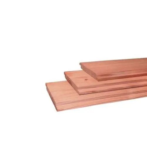 Direct Verzonden Gevelbekleding halfhouts rabat douglas geschaafd 1,8 x 19,5 cm