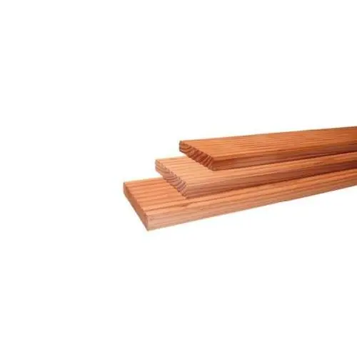 Koopje Douglas plank 1 zijde geschaafd 1 zijde fijnbezaagd 2,8 x 19,5 cm onbehandeld