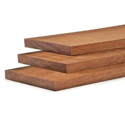 Exclusieve Aanbieding Hardhouten beschoeiingsplank Azobé 2 x 20 x 350 cm