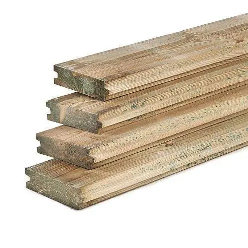 Dagaanbieding Damwand grenen geïmpregneerd 4 x 17 x 300 cm
