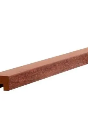 Weekendaanbieding Hardhouten geschaafde damwandregel met sponning 4,5 x 6,8 x 200 cm