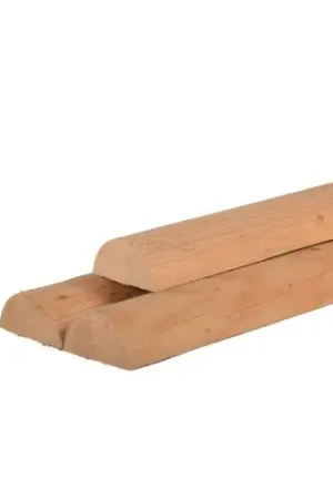 Alleen Vandaag Halfronde regel vuren onbehandeld gefreesd Ø12 x 600 cm