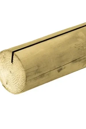 Beperkte Voorraad Ronde paal geïmpregneerd vuren Ø10 x 300 cm 103211