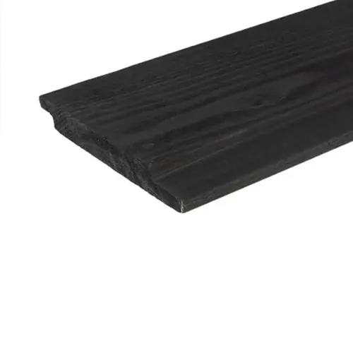 Channelsiding gevelbekleding thermogarant zwart gespoten 1,8 x 14,2 x 330 cm Direct Beschikbaar