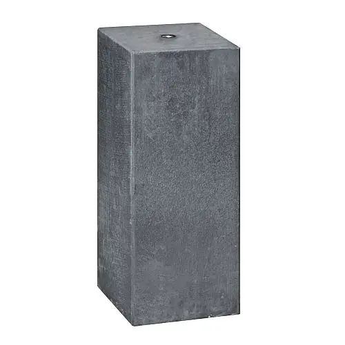 Nieuw Betonpoer antraciet 20 x 20 x 50 cm M20