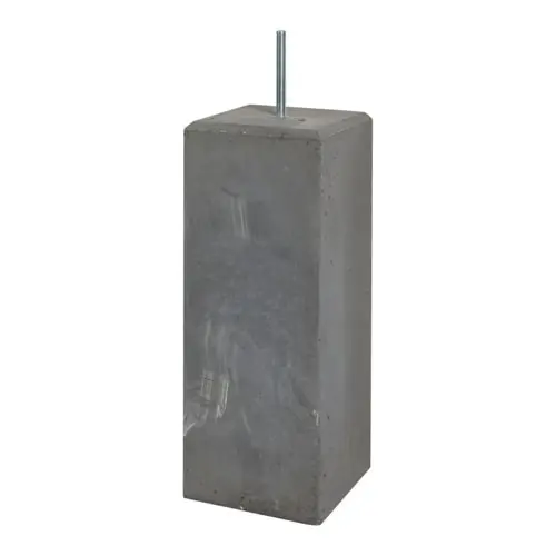 Betonpoer antraciet 20 x 20 x 58 cm 135150 Koop Vandaag