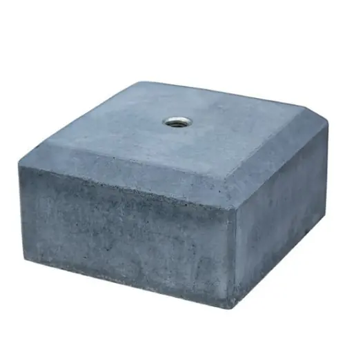 Betonpoer antraciet betontegel model 18 x 18 x 10 cm Snelle Levering