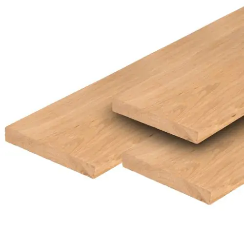 Beperkte Voorraad Kantplank vers bezaagd eiken 2 x 20 x 400 cm