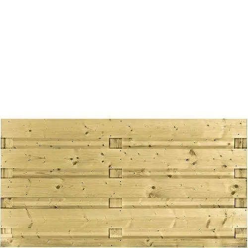 Tuinscherm geïmpregneerd horizontaal 90 x 180 cm 103288 Gereduceerde Prijs