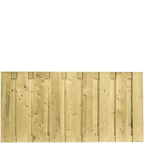 Tuinscherm geïmpregneerd verticaal 90 x 180 cm 103289 Merkproduct