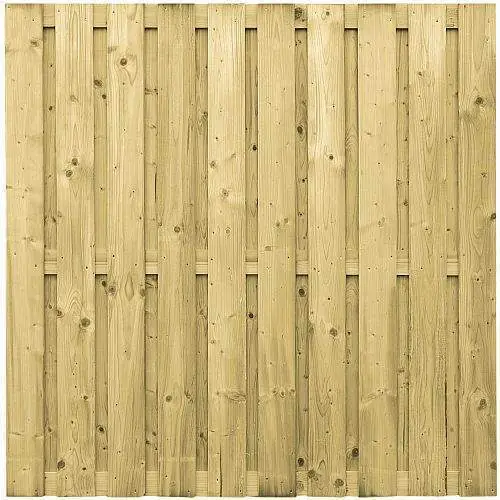 Tuinscherm geïmpregneerd verticaal 180 x 180 cm 103286 Weekendaanbieding
