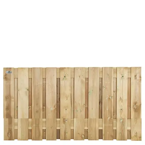 Tuinscherm geïmpregneerd grenen 21 planks 90 x 180 cm 133072 Laatste Versie