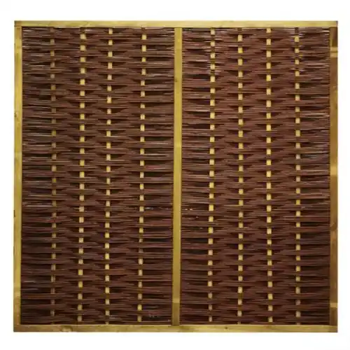 Merkproduct Wilgenscherm in houten frame 180 x 180 cm