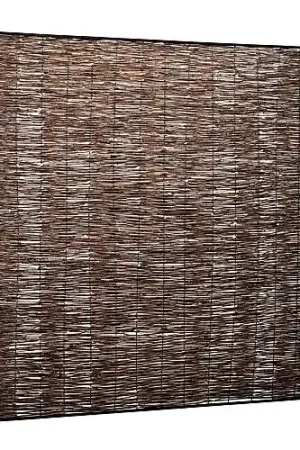 Wilgentenenscherm fijn met ijzeren frame 180 x 180 cm Fabrieksprijs