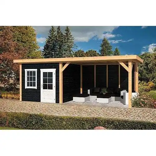 Dagaanbieding Douglas DHZ overkapping plat dak Holten 690 x 370 x 262 cm