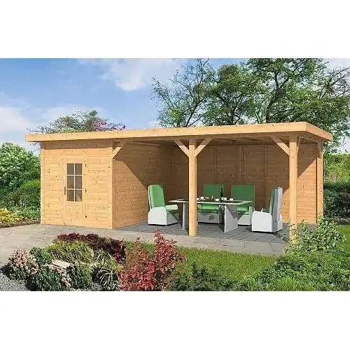 Laatste Versie Douglas DHZ plat dak Twello 743 x 370 x 262 cm