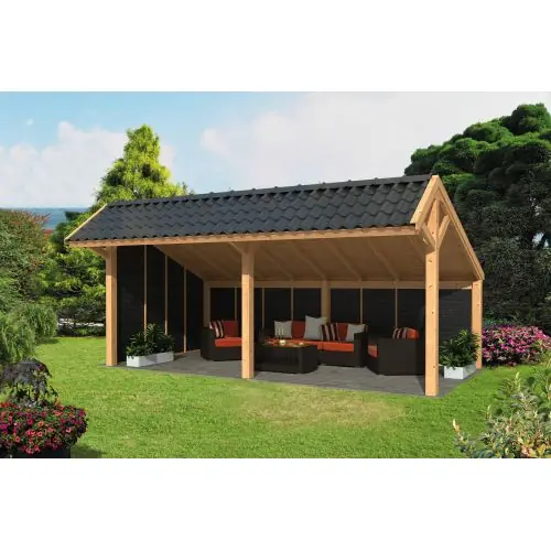 Aanbieding Douglas kapschuur Bergen type 2 L 468 x 306 x 281 cm