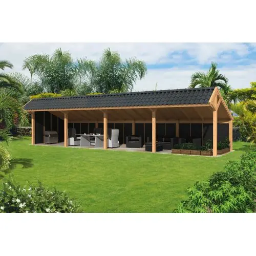 Douglas kapschuur Bergen type 10 XL 1302 x 452 x 326 cm Direct Verzonden