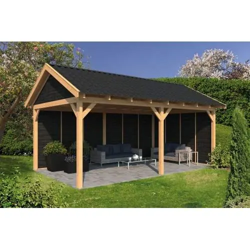Bestseller Douglas overkapping zadeldak Hamar type 2 L 478 x 395 x 348 cm