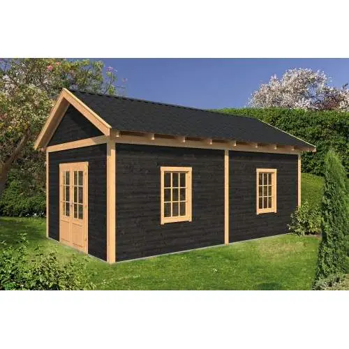 Must-Have Douglas overkapping zadeldak Hamar type 4 L 478 x 395 x 348 cm