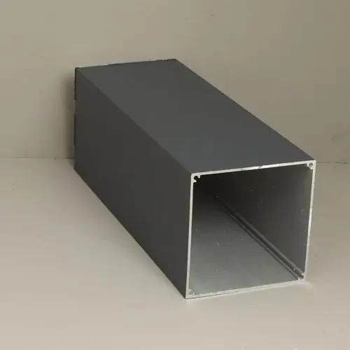Koop Vandaag Glazen schuifwand aluminium fundatiekoker 11 x 11 x 600 cm