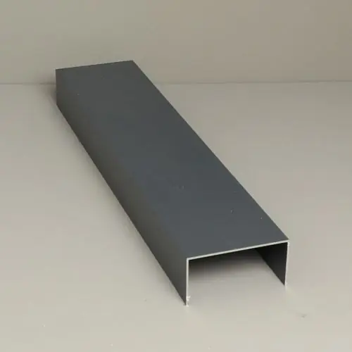 Koop Online Glazen schuifwand zijgeleiding set 4-sporig antraciet