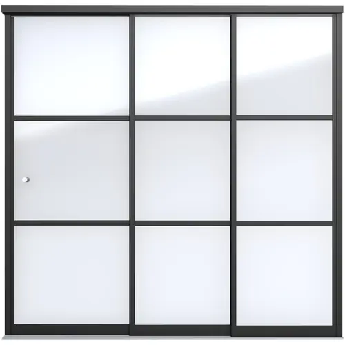 Industriële schuifwand B 228,5 x 224 cm Superprijs