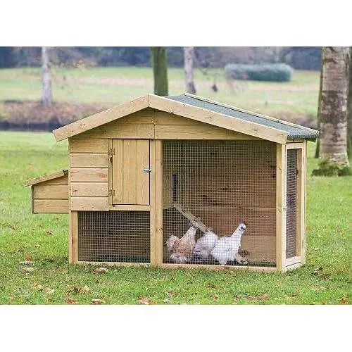 Kippenhok Barnevelder 218 x 78 x 136 cm Gereduceerde Prijs