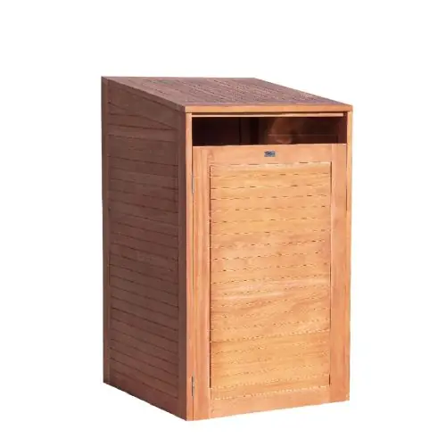 Beperkt Aanbod Containerberging enkel hardhout 75 x 84 x 135 cm
