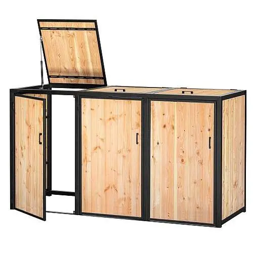 Tijdelijk Beschikbaar Containerberging triple Tresco douglas 210 x 80 x 118 cm