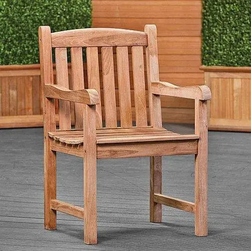 Teak blokstoel Birmingham Direct Verzonden