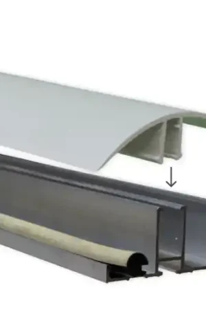 Favoriet Vario aluminium zijprofiel incl. pvc kliklijst- 4 m