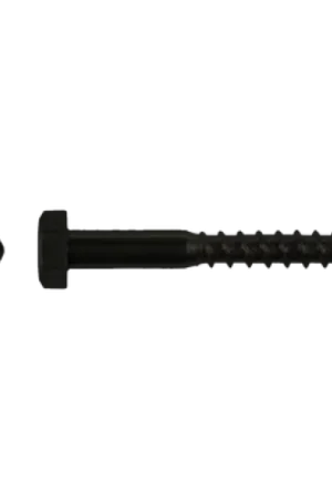 Favoriet Houtdraadbout zwart verzinkt 8 x 70 mm