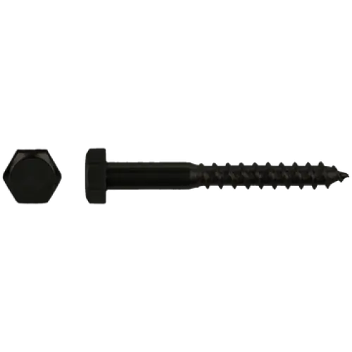 Favoriet Houtdraadbout zwart verzinkt 8 x 70 mm