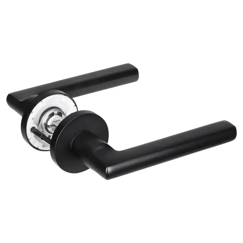 Impresso Redhill deurkruk op rozet 53x9mm Zwart Gratis Retour