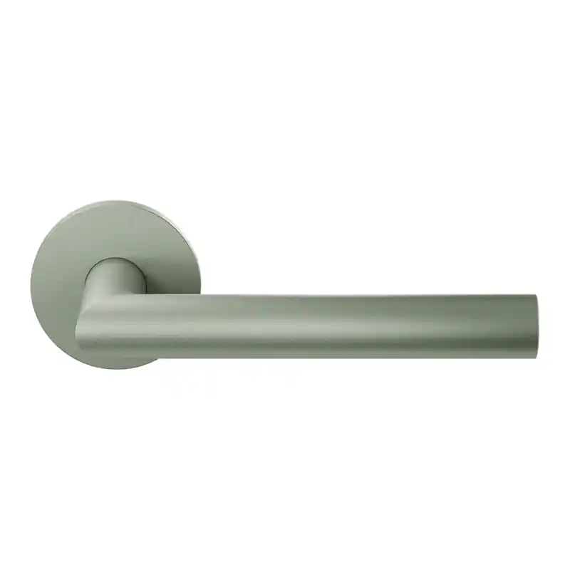 Deurkruk op rozet L-haaks model 19mm Clay Gecertificeerd