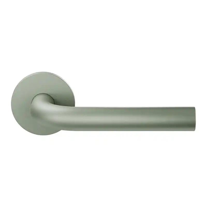 Deurkruk op rozet L-model 19mm Clay Snelle Levering