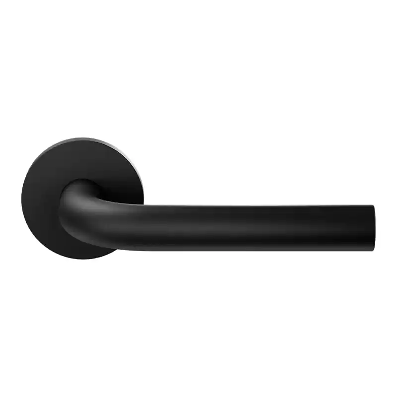 Bestel Nu Deurkruk op rozet L-model 19mm Zwart