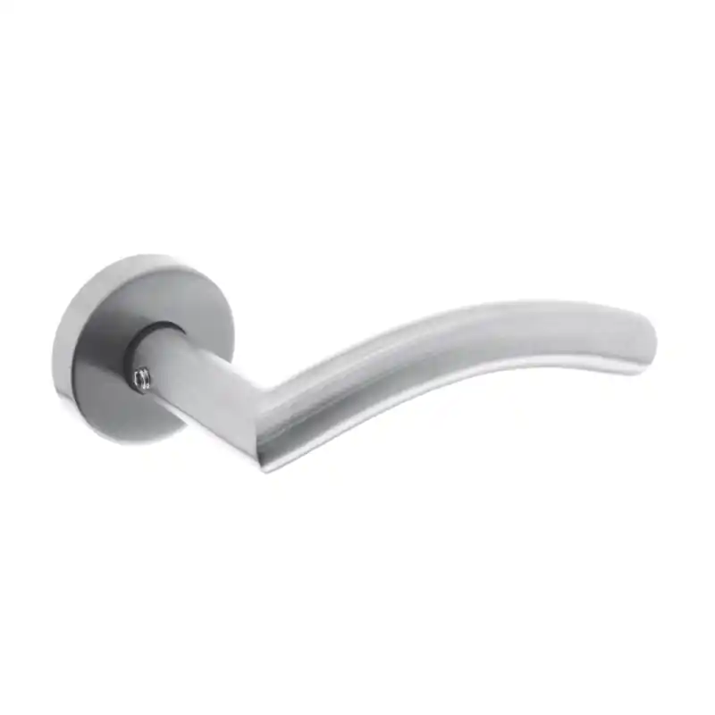 Intersteel deurkruk Lisa met rozet 51x10 mm RVS Koop Vandaag