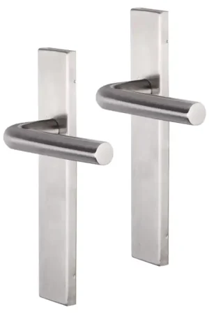 Impresso Dursley deurkruk op schild rechthoekig 226x41x10mm RVS geborsteld Bestel Nu