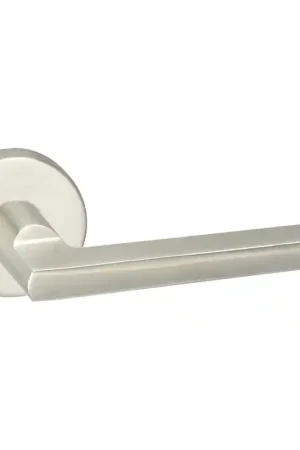 Impresso Kirby deurkruk op rozet 53x9mm RVS geborsteld Uitverkoop