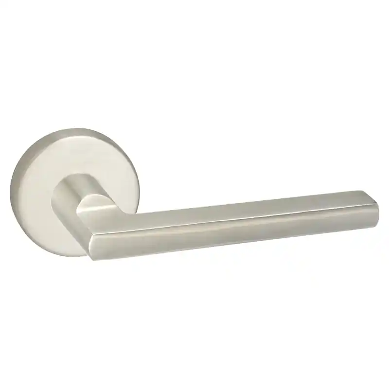 Impresso Kirby deurkruk op rozet 53x9mm RVS geborsteld Uitverkoop