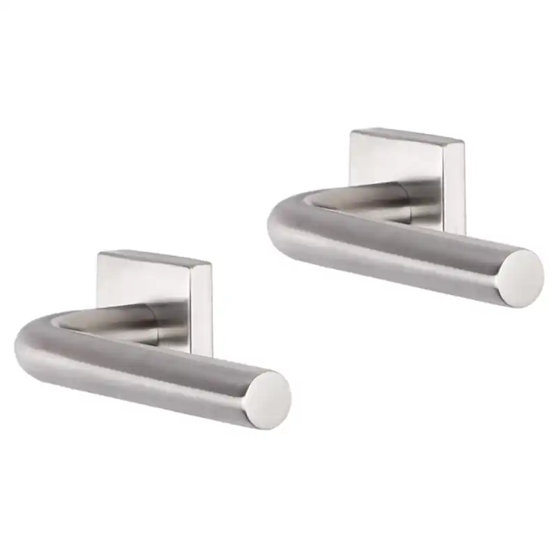 Premium Impresso Dursley deurkruk op rozet 53x53x9mm RVS geborsteld