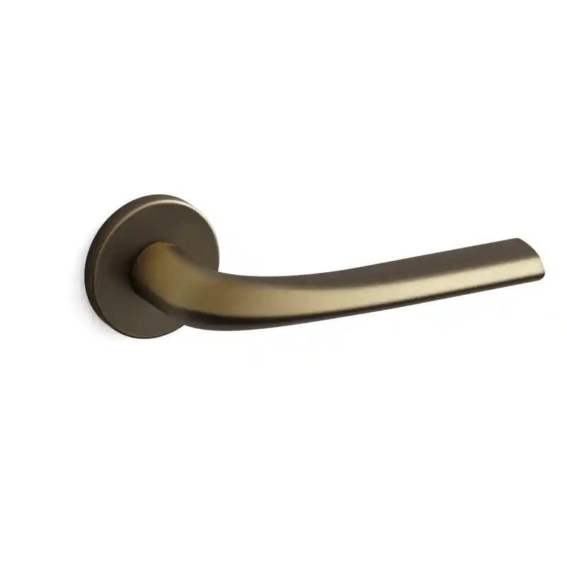 Deurkruk op rozet Filo 721 mat brons 51x6mm Must-Have