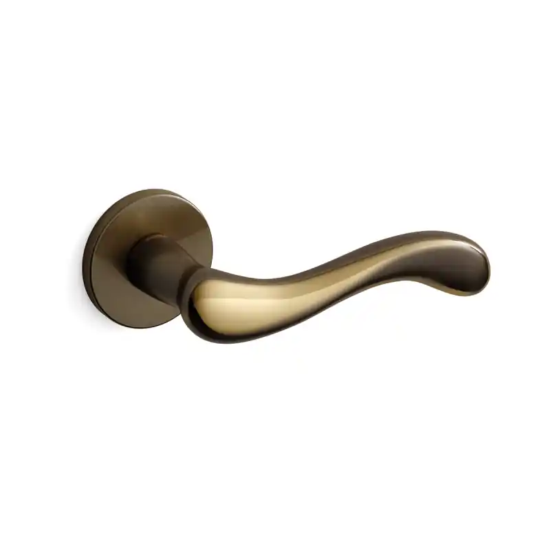 Op = Op Deurkruk op rozet Ande 451 brons 51x6mm
