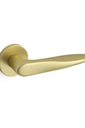 Merkproduct Deurkruk op rozet Zoe 381 satinmessing 51x6mm