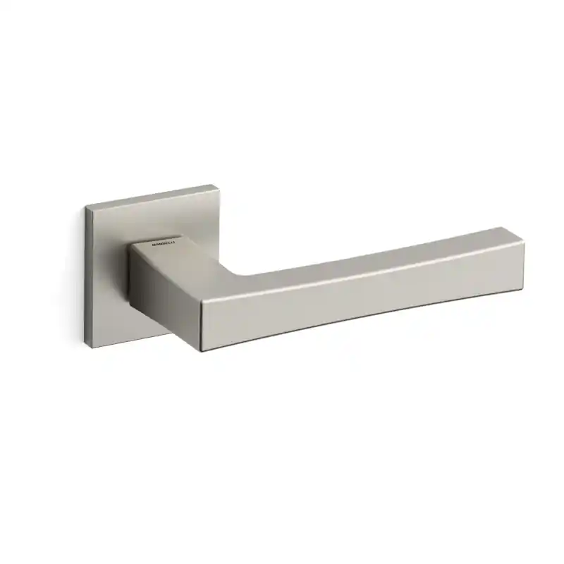 Deurkruk op rozet Telis 1161 mat nikkel 50x50mm Voordeelprijs