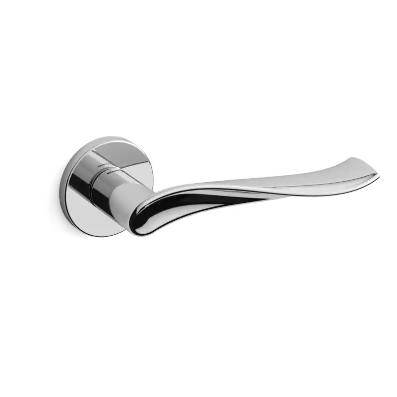 Gecertificeerd Deurkruk op rozet Spin 731 chrome 51x6mm