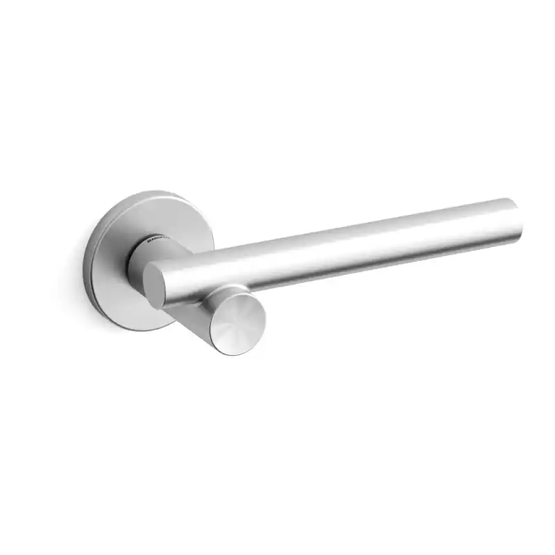 Dagaanbieding 1671 Bilbao deurkruk op rozet, satinchrome